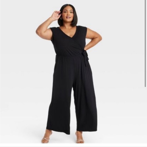 Ava and Viv plus size jumpsuit with pockets - Picture 1 of 2